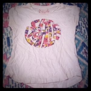 Girls' White Arizona Tee